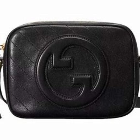 Gucci Blondie Small Shoulder Bag- BLACK - Picture 1 of 2